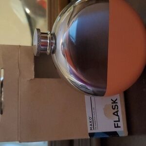 Stainless Steel 5oz Flask, NWT